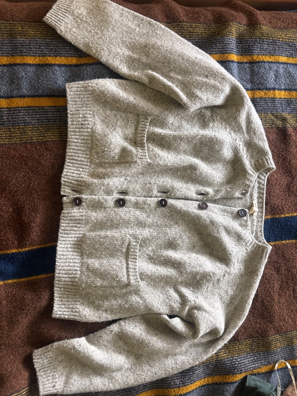 MamaOwl Siskin Terra Cardigan in Shale